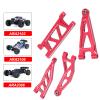 Aluminum Alloy Front & Rear Suspension Arms Set for Arrma 1/14 Typhon Grom 1/18 Granite Grom Upgrade(Red) view 2