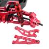 Aluminum Alloy Front & Rear Suspension Arms Set for Arrma 1/14 Typhon Grom 1/18 Granite Grom Upgrade(Red) view 3