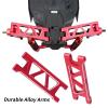 Aluminum Alloy Front & Rear Suspension Arms Set for Arrma 1/14 Typhon Grom 1/18 Granite Grom Upgrade(Red) view 4