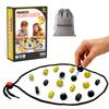 Aknzlmed Magnet Game with Upgraded Adjustable String,Magnetic Chess Game with 20 Stones Puzzle Strategy Multiplayer Magnet Board Games, Desktop Strategy Game for Adults,Family Party,Gift for All Ages view 1