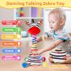 FATIRO Dancing Talking Zebra Baby Toy,Zebra Interactive Mimicking Repeating view 2