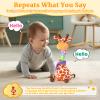 FATIRO Talking Dancing Giraffe Baby Toy Sing Repeat Toy for Toddlers 1-3 view 4
