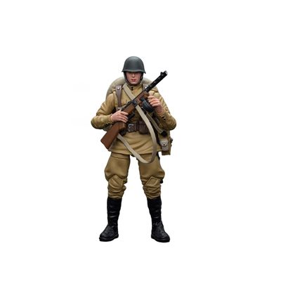 XMalNexity 1/18 WW2 Military Action Figure with Weapon, Detachable Action Figure Articulated Army Soldier Model Set for Men
