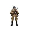 XMalNexity 1/18 WW2 Military Action Figure with Weapon, Detachable Action Figure Articulated Army Soldier Model Set for Men view 1