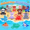 13PCS Animal Pop Fidget Sensory Toys, Airplane Car Travel Activities Toys for Kids Toddlers, Goodie Bag Stuffer for Kids, Birthday Gifts for Boys Girls, Easter Basket Stuffer view 2