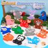 13PCS Animal Pop Fidget Sensory Toys, Airplane Car Travel Activities Toys for Kids Toddlers, Goodie Bag Stuffer for Kids, Birthday Gifts for Boys Girls, Easter Basket Stuffer view 3