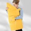 1PC Baby Carrier Cover Winter Warm Windproof Baby Carrier Jacket with Hoodie and Front Pocket Stroller Winter Cover.. view 2