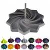 3D Printed Expanded Sensory Fidget Star with Handle, Dual Motion 3D Star Fidget Toy for Adults, Expanding Spiral Desk Fidget Toys for Stress Relief (Sliver,6.9Inch) view 1