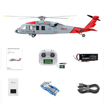 470-Class FLYWING MH-60R Seahawk rc Helicopter with LED Light ACE Flight Control MH60R Scale helicopte MH60 Seahawk flywing rc Helicopters with GPS one-Click Return 6ch Helicopter for Adults MH-60