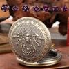 3 Head Dragon Small D&D Dice Set, Steampunk Bronze Pocket Watch Shell Case, 7pcs Polyhedral Acrylic DND Dice, Dragon Gift Bag, RPG Tabletop Games Accessories, DND Starter Set, Purple Dice view 3