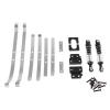 RC car Components Compatible with MN82 LC79 1/12 RC Car Upgrade Parts Metal Rear Axle Shock Absorber Springs and Fixed for Seat Mount Bracket Set(Black) view 1