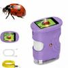 1000X Handheld Microscope, Wonder Quest Kids Digital Magnifying Glass, 4K 2.0" Screen, Portable Mini Pocket Microscope for Home School Lab, 2MP Camera, USB Export (Purple) view 1