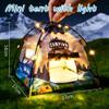1:12 Scale Miniature Camping Tent, Portable 1:12 Miniature Doll Camping Model Tents Movable Decorative Scene Accessories Photography Props for Room Decor (Camping with Light) view 2