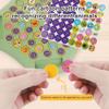 54PCS Fruit Flip Chess Memory Chess Game, Flip Match Board Game, Memory Checkerboard Over Card Board for Family, and Party Activities view 3