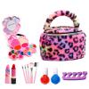 Kid Makeup Set | Washable Realistic Vanity Toy | 22 Pieces Kids Makeup Kit | for Children Age 3-12 Pretend Play Dress Up Holiday Birthday Christmas Stocking Stuffer view 1