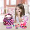 Kid Makeup Set | Washable Realistic Vanity Toy | 22 Pieces Kids Makeup Kit | for Children Age 3-12 Pretend Play Dress Up Holiday Birthday Christmas Stocking Stuffer view 2