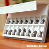 3D Printed Magnetic Chess Set, Amusing Books Design Folding Chessboard Set, Creative Magnetic Chess Piece Storage Design, Portable Compact Board Game and Decorative Gift for Home view 4
