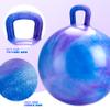PlayZap Glow in The Dark Hopper Ball for Kids 3-8, Night Light Bouncy Ball with Handle, 18 Inch Inflatable Hippity Hop Jumping Hopping Toys Girls Boys Gifts for Indoor Outdoor view 3