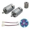 12V High-Speed Motor 30000 RPM Replacement for RS550 Fisher Price Ride-On Cars, Dual Pack Copper Wire Drive Motor Set for Kids Electric Car view 3