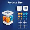 BYZCLUBERI Tic Tac Toe Game, Upgraded Stacking Tic Tac Toe Brain Building Activity, Indoor Outdoor Adults Classic Travel for Gathering Gift Idea for Ages 16 and Up view 2
