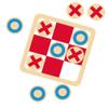 LLTCMAOYI Montessori Wooden Tic Tac Toe Game, Portable Travel and Family Interactive Tabletop Toy view 1