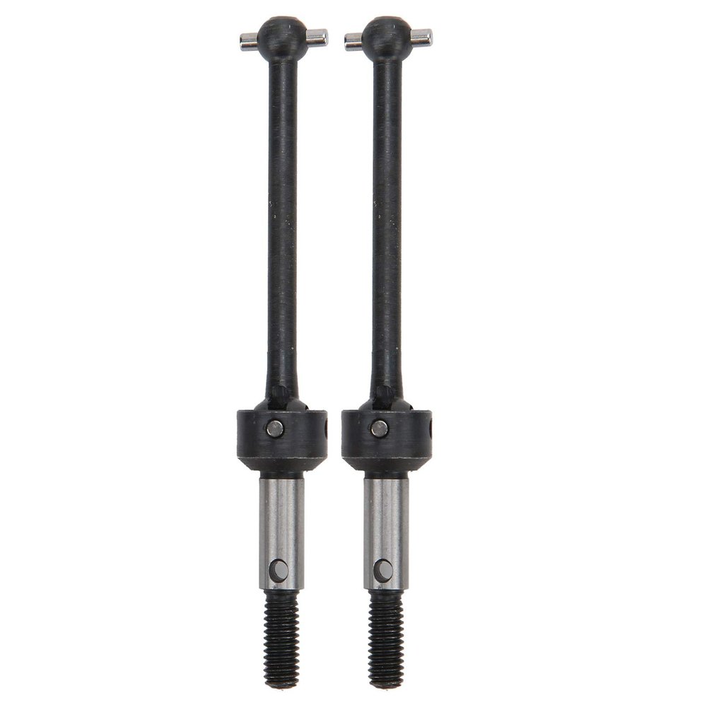 2Pcs Steel CVD Drive Shaft Transmission Axle for 3Racing XIS NU 1/10 RC Car, RC Drive Shaft, Steel Heat - Treated Durable Design with Smooth Rotation for Stab