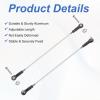 MECCANIXITY 4Pcs Adjustable Turnbuckles Camber Link, 284-294mm Turnbuckle Rod Steering Servo Linkage with M3 Ball Head Rod Ends for RC Car Replace Parts view 3