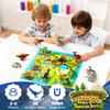 2026 Magnetic Chess Game, Dinosaur Magnetic Game for Kids , Chess Set-20 Dinosaur Stones, 1 String,1 map and 1 Storage Bag, Fun Magnet Chess Game for Family Games Night, Magnet Game Parent-Child Toy view 2