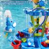ZDRKWSM 2-Tier Auto Water Table with Pump, Summer Outdoor Beach Outside Backyard Activity Sensory Sand Water Table, Birthday Party Gifts for Kids Boys and Girls Ages 3 4 5 6 7 8 view 2