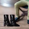 1/3 Scale Doll Shoes for 24" Female Action Figures - Miniature High Heel Boots, Fashion Doll Costume Accessories view 3