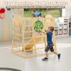 9-in-1 Indoor Jungle Gym,Kids Indoor Playground,Inside Playground Climbing Toys for Toddlers,Climbing Toys for Kids with Slide,Rope Ladder,Monkey Bars and Hanging Ring, Gift for Boys and Girls view 3