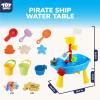 TOY Life Pirate Ship Sand and Water Table Playset, Ages 3-6 view 3
