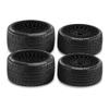 2PCS Big + 2PCS Small Rubber RC Wheel Tire Tyre Hex Hub 17mm RC Spare Parts for 1/7 ARRMA Felony FSR HongNor X3GT ZD Racing RC Car (Black) view 2