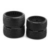 2PCS Big + 2PCS Small Rubber RC Wheel Tire Tyre Hex Hub 17mm RC Spare Parts for 1/7 ARRMA Felony FSR HongNor X3GT ZD Racing RC Car (Black) view 4