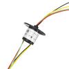 1PCS 2A 2/4/6/8/12/18/24 Rotate Slip Ring Diameter12.5/22mm For RC Excavator ModelPTZ Gimbal Electric Collector Rings(4 Channel(12.5mm)) view 1