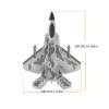4 Channel F22 Remote Control Fighter Jet, RC Foam Airplane Electric Model, 3D/6D Stunt Aircraft with Vertical Hover Mode, Flight Time for Adults & Boys (Blue) view 2