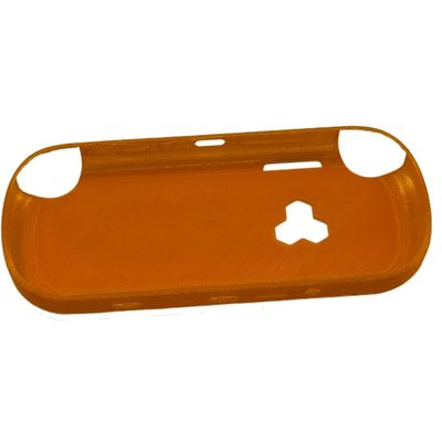 TPU Protective Case Shell for TRIMUI Smart PRO S Gaming Console Shockproof Protective Cover 3D Printed Soft Skin Sleeve for TRIMUI Smart PRO S (Transparent Orange)