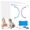 10-Pieces Left & Right Brain Development Card for Parent-Child Interaction | Brain Training Card Game, Cognitive Development Toy, Hand-Brain Coordination Fine Motor Skills, Challenge Level view 1