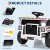 12V Ride on Dump Truck for Kids Ride on Car Toy with Remote Control Toddler Electric Construction Vehicles with Electric Dump Bed, Shovel, LED Lights, Music view 3