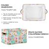 Aslsiy Storage Basket Donuts Macaron Cakes (18) Nursery Bins Baby Canvas Box Clothes Shelf Basket Laundry Hampers 2 Pcs view 2