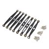For HuangBo For Toys ZP1001 ZP1002 ZP1003 ZP1004 1/10 Metal Upgrade And Renovation Fixing Rods RC Car Accessories Models(Black) view 1