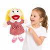 Family Hand Puppets for Kids - 16 Inch Soft Plush Girl Puppet with Movable Mouth, Interactive Pretend Role-Play for Storytelling & Teaching, Classroom, Preschool Toddlers, Birthday Gifts view 1