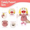 Family Hand Puppets for Kids - 16 Inch Soft Plush Girl Puppet with Movable Mouth, Interactive Pretend Role-Play for Storytelling & Teaching, Classroom, Preschool Toddlers, Birthday Gifts view 2