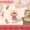 Family Hand Puppets for Kids - 16 Inch Soft Plush Girl Puppet with Movable Mouth, Interactive Pretend Role-Play for Storytelling & Teaching, Classroom, Preschool Toddlers, Birthday Gifts view 4