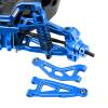 Aluminum Alloy Front & Rear Suspension Arms Set for Arrma 1/14 Typhon Grom 1/18 Granite Grom Upgrade (Blue) view 3