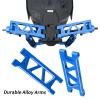 Aluminum Alloy Front & Rear Suspension Arms Set for Arrma 1/14 Typhon Grom 1/18 Granite Grom Upgrade (Blue) view 4