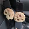 2Pcs Seatbelt Covers Cute Cartoon Capybara Car Seatbelt Covers for Kids Soft Baby Car Seat Strap Pads Shoulder Pad Neck Cushion Protector Seat Strap Pads, Shoulder, B view 3