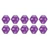 Changor 12 Sided Dice Set, Large Easy to Read Numbers, Safe Plastic Dices for Board Games, Interactive Games, Entertainment with Daily Guidance, Predict Future Outcomes (Purple) view 2