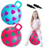 ZOOJOY 2-Pack Hopper Balls for Kids 3-6, 15-Inch Bouncy Ball with Handle, Sit on Full-Printed Heart Toys for Indoor Outdoor Play Toys, Great Birthday Gifts for Girls Boys 3 4 5 6 view 1