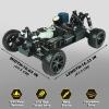 1/10 RC Car for Adult 70KM/H 2.4G Two-Speed Gas Power Remote Control Vehicle 4WD FC18 Gasoline Engine Drift Crawler,Black view 2